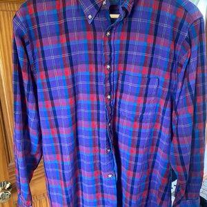 Pendleton Plaid Wool Button-down